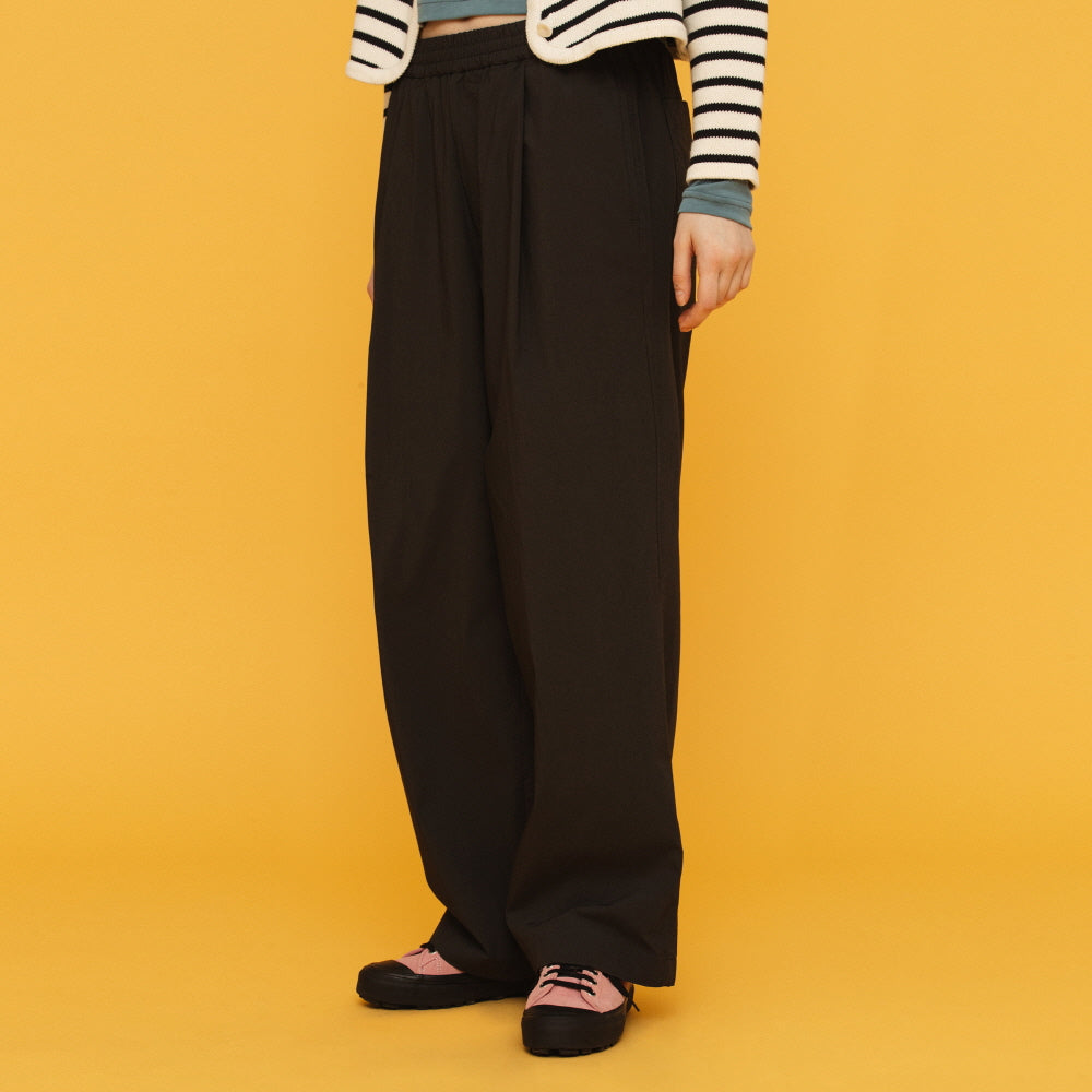 BANDING NYLON PANTS_CHARCOAL