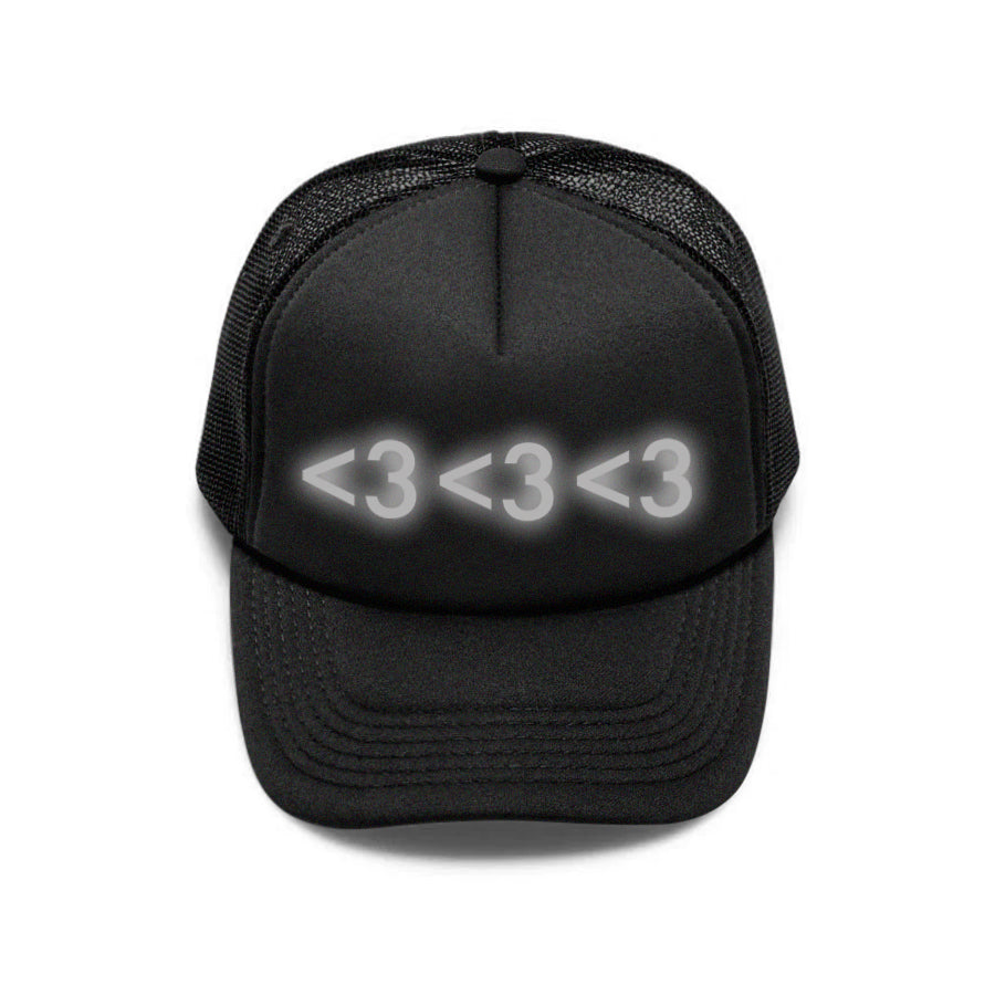 LOVE 333 TRUCKER HAT (2 COLORS) - MJN