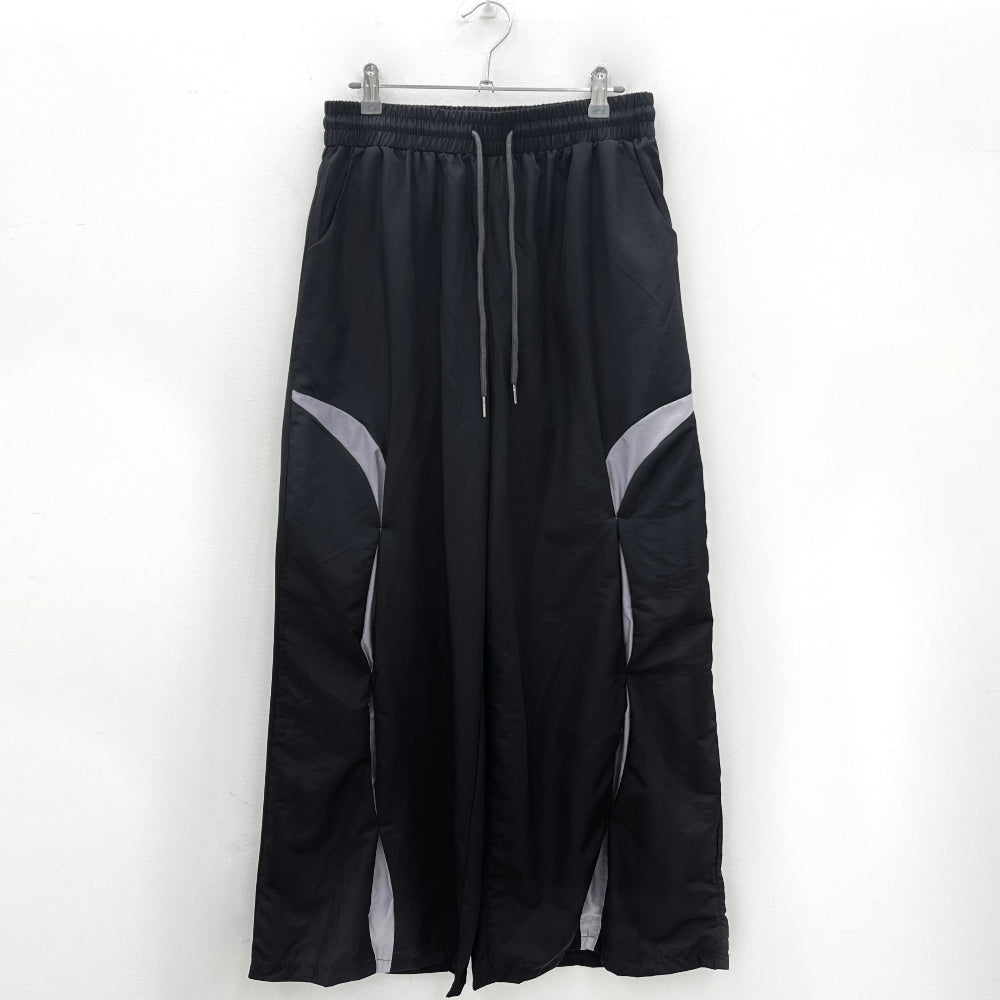 [UNISEX] Twist coloration wide long pants (2 Color)