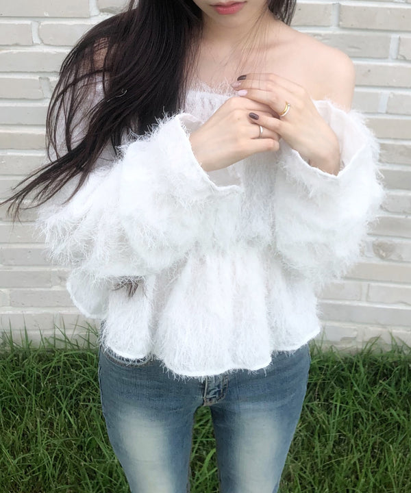 Feather blouse