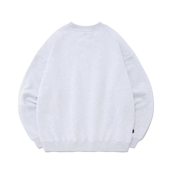 SP SNTPN LOGO CREWNECK-ASH MELANGE