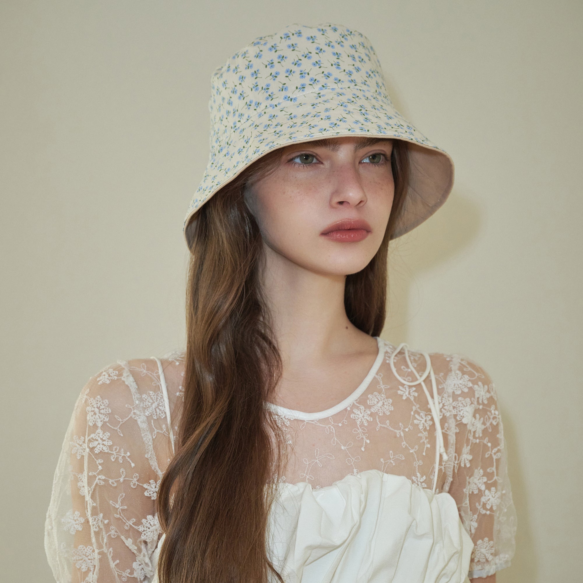 PERCY bucket hat_beige