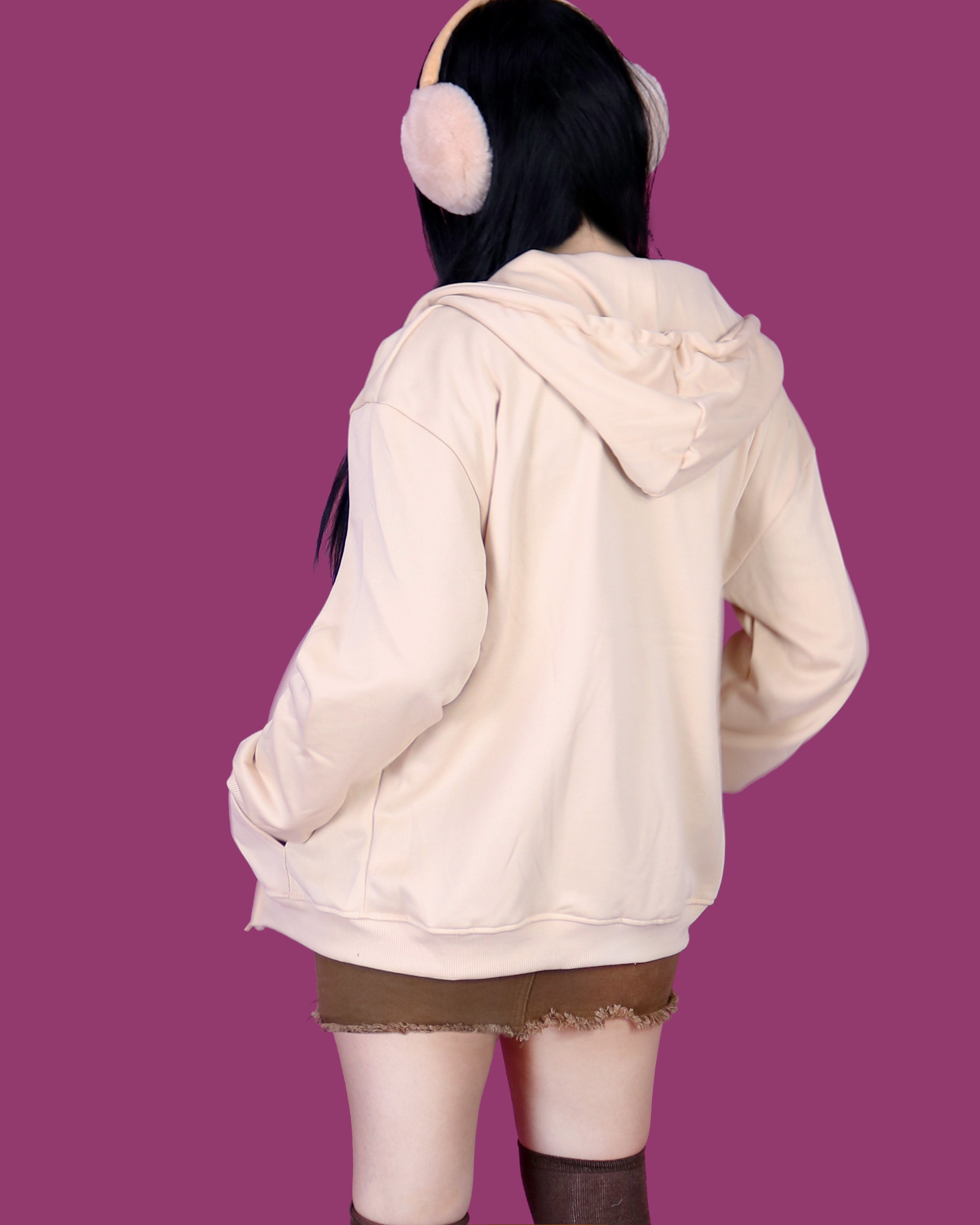 angel zip-up hood (2color)