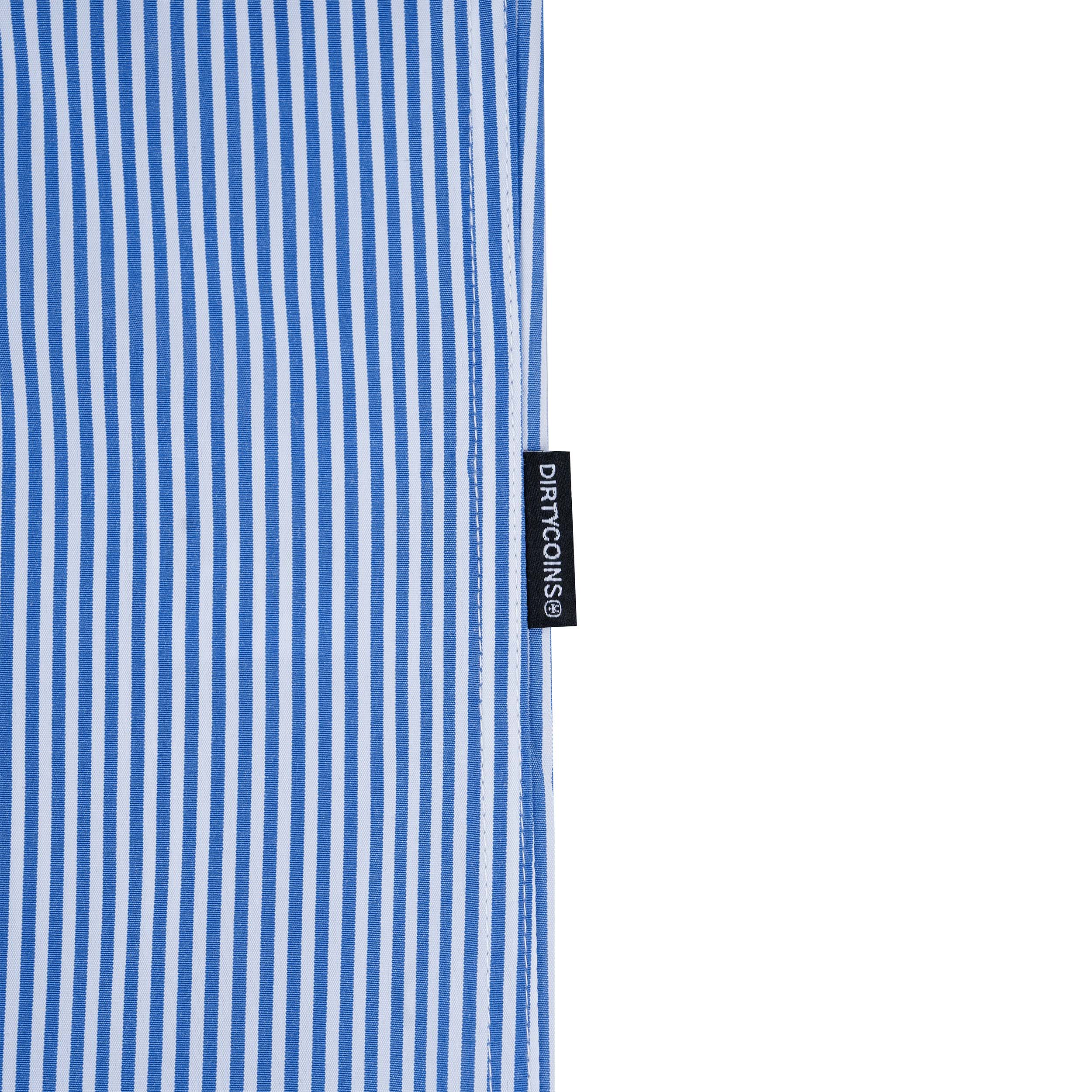 Striped Relaxed Shirt - Blue