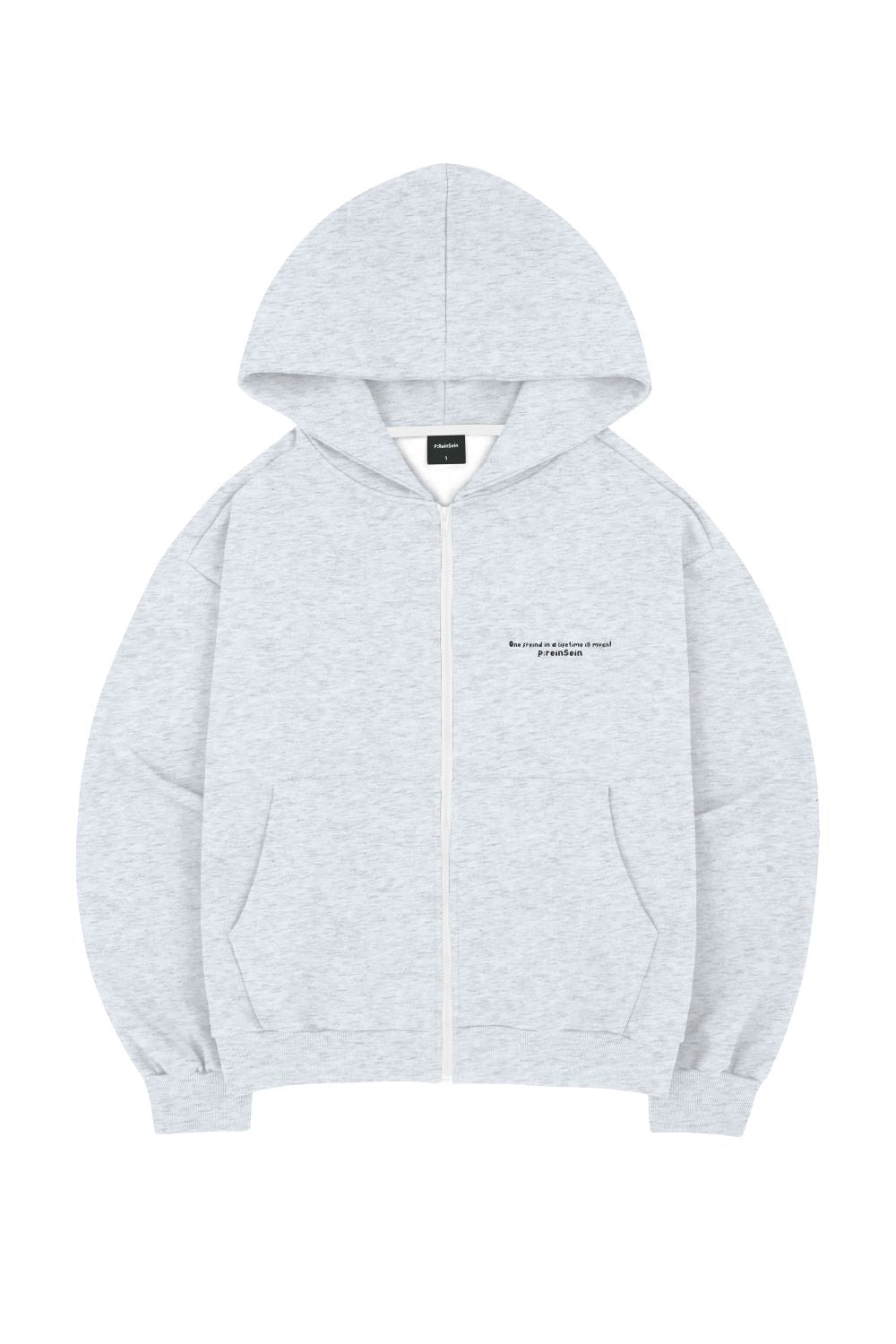 Meommeoi hoodie zip-up Melange