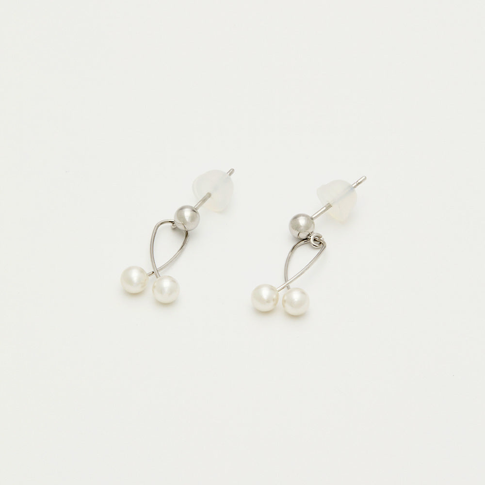 Pearl Cherry Earrings