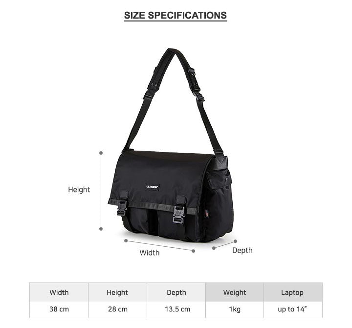 6025 Messenger bag black