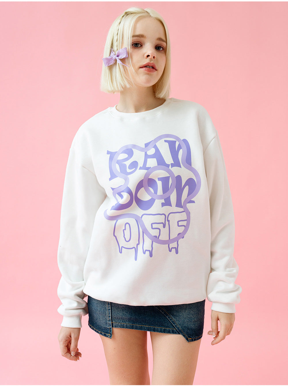 RANDOMOFF FLOWER SWEATSHIRT