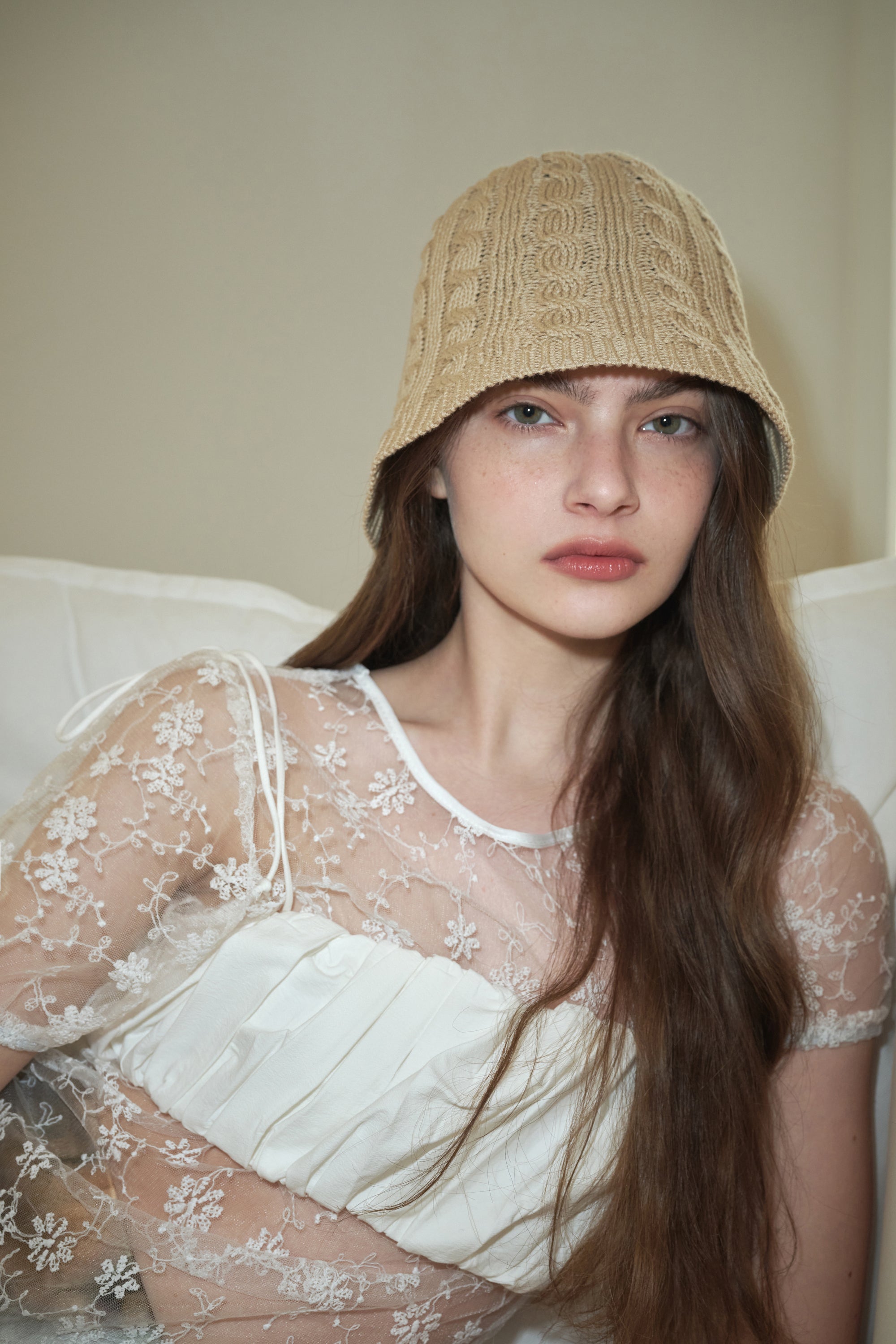 MILLY bucket hat_lightbeige