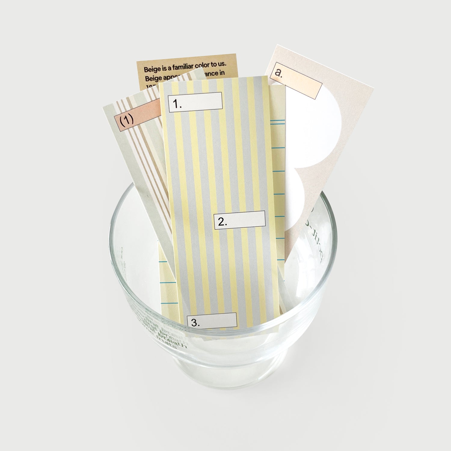 oab tone pack beige / scrap sticker set