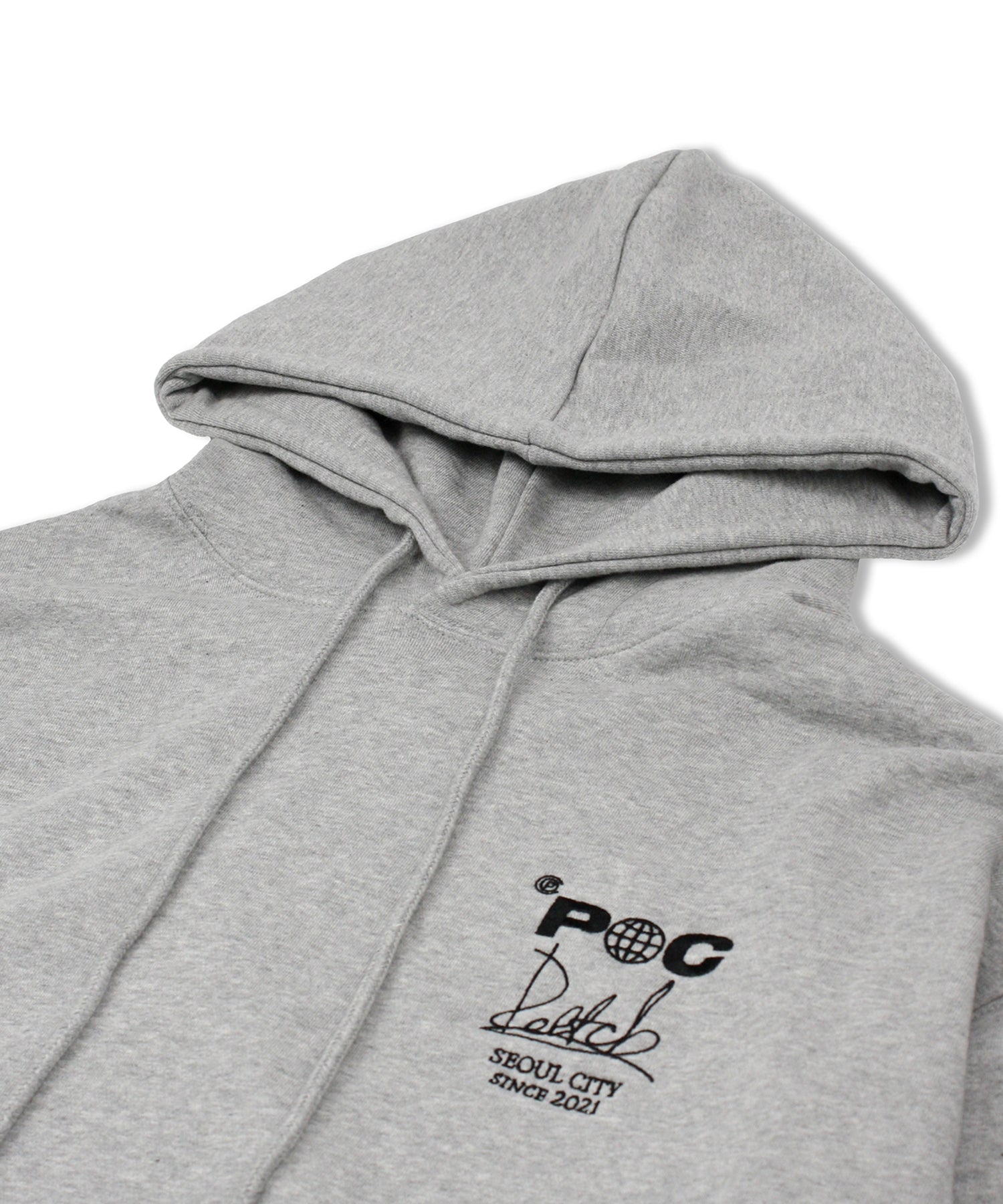 Sign_Logo Hooded Sweatshirt GREY