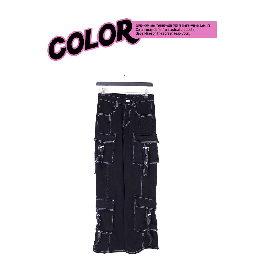 punk stitch pants