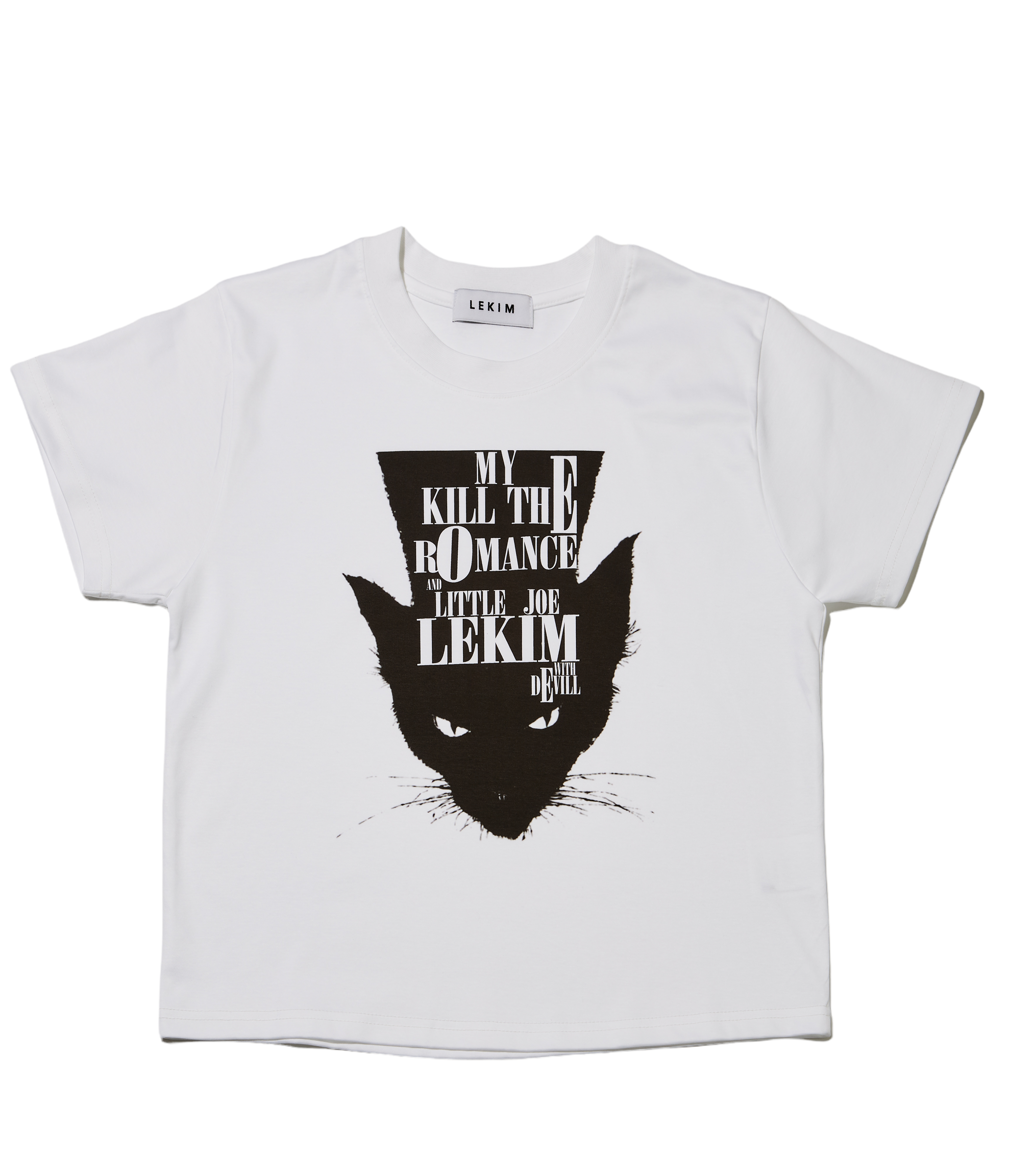 LEKIM DEVILL CAT T-SHIRT WHITE (WOMAN)