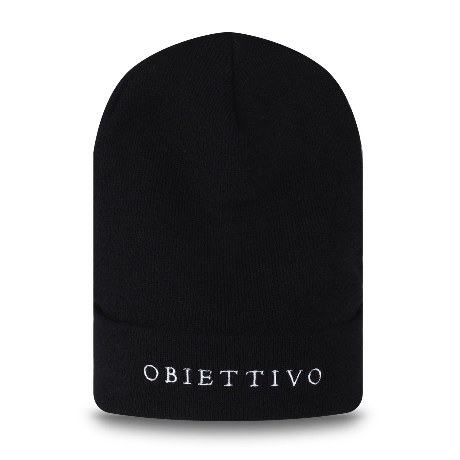 OBIETTIVO NOMAL FIT BEANIE(BLACK)