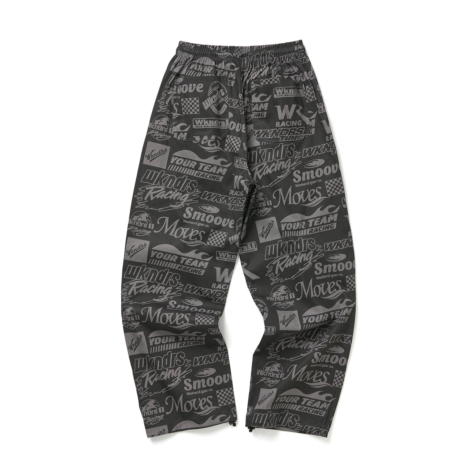 RACING LOGO PANTS (BLACK)