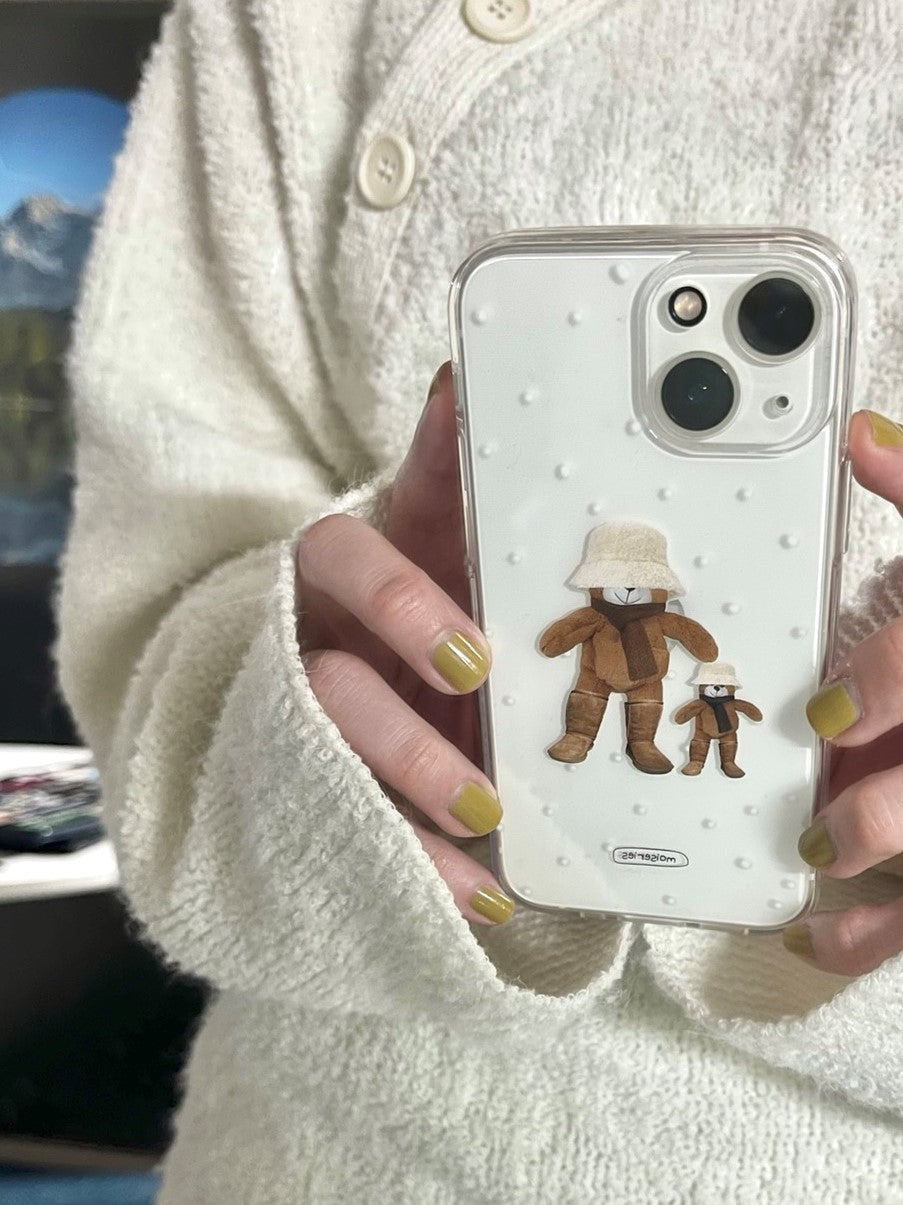 ugg bear case (jelly)