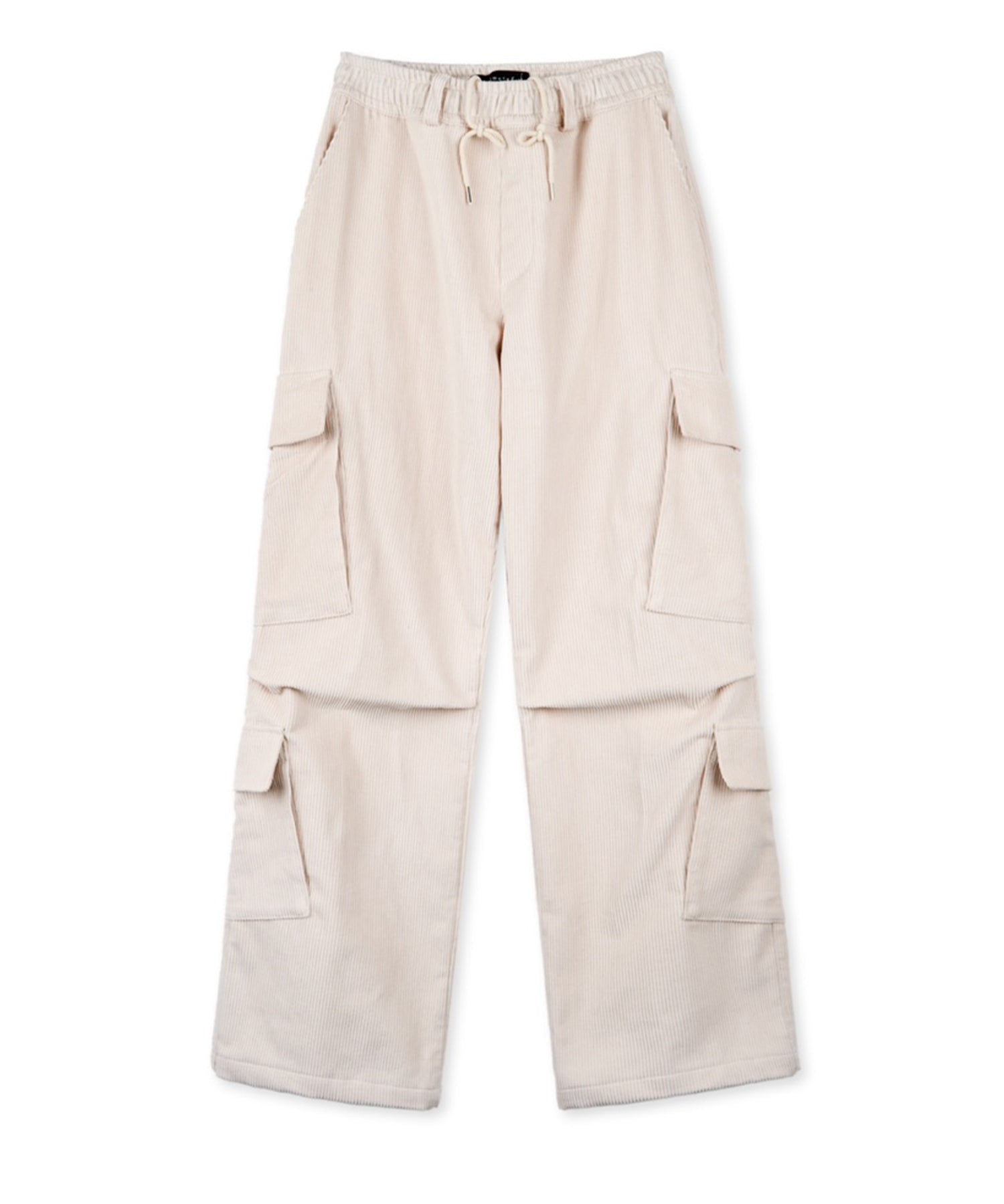 Bluesf Corduroy Cargo Pants - Cream