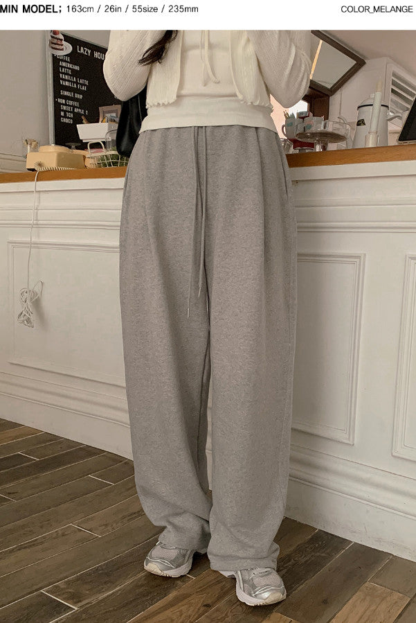 Cotton Pintuck Wide Banding Pants (3color)