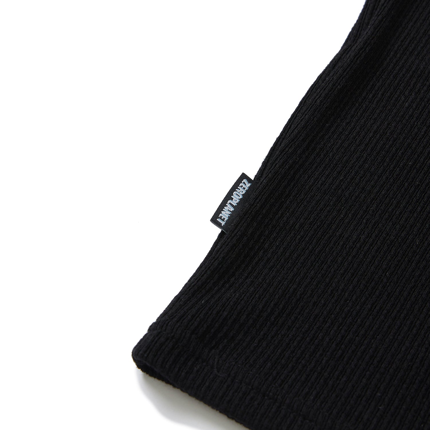 スクエアリボンロングスリーブＴシャツ / Square Ribbon Long Sleeve [BLACK]