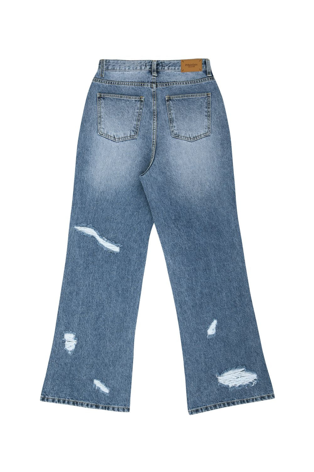 destroyed denim pants