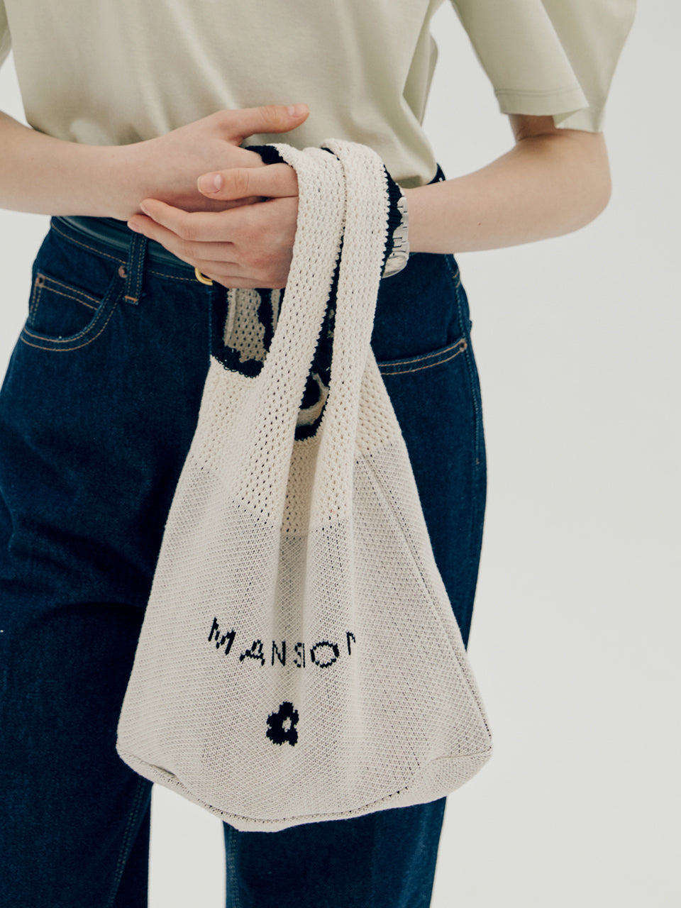 Mansion knit bag - Cream