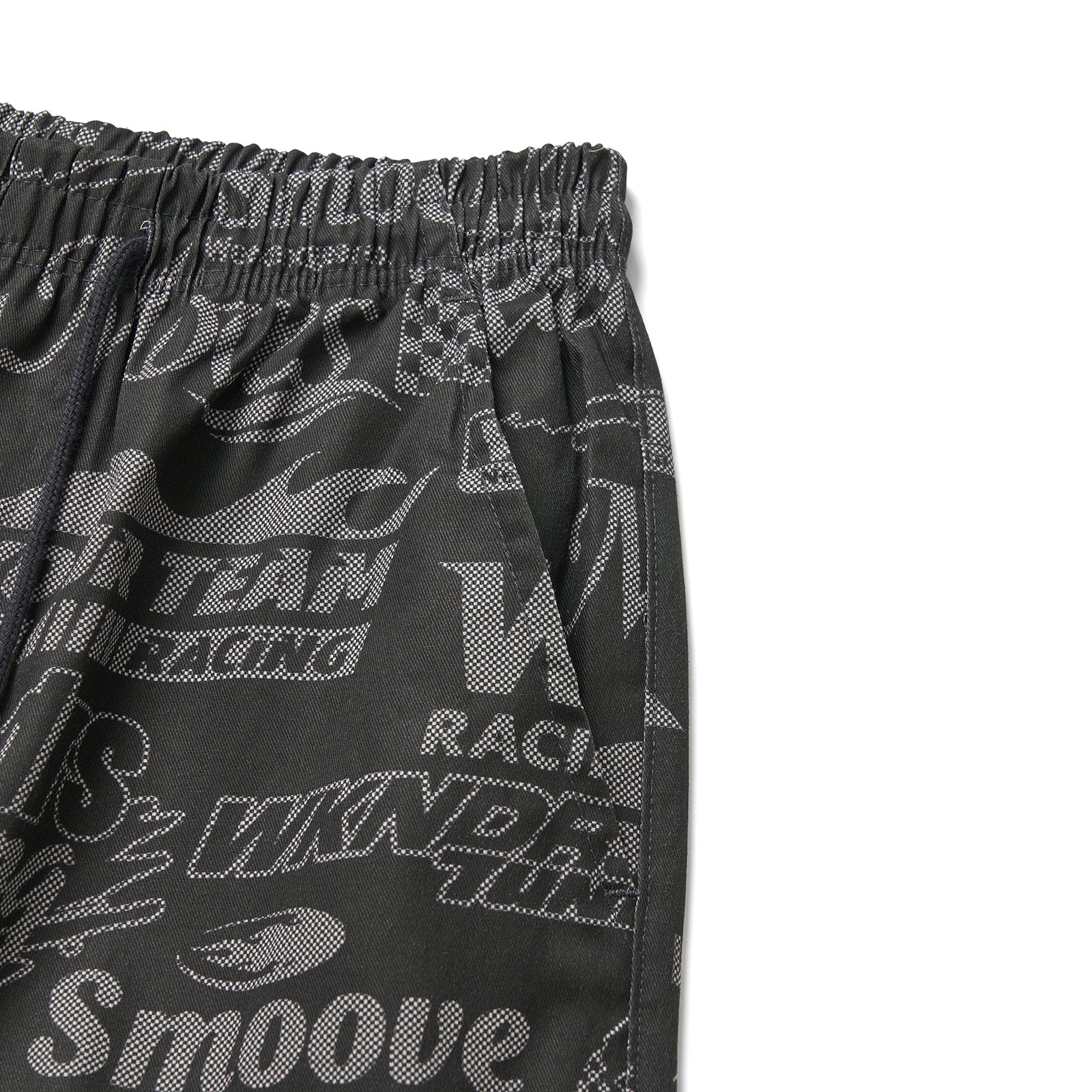 RACING LOGO PANTS (BLACK)