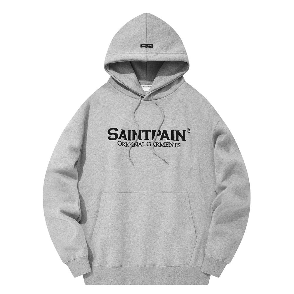 SP ORIGINAL LOGO HOOD-MELANGE GRAY