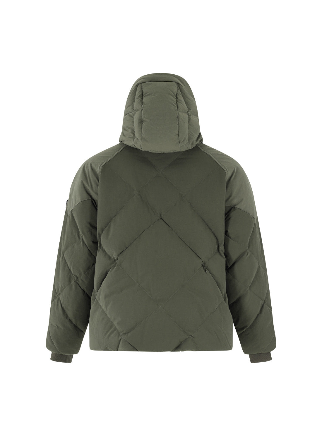 CORDURRA NYLON MIX HOODED DOWN PUFFER