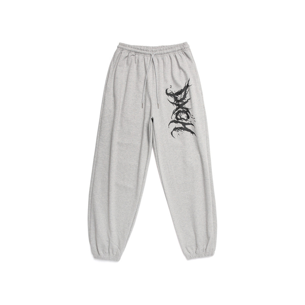 STREET LOGO LONG WIDE PANTS 2COLOR