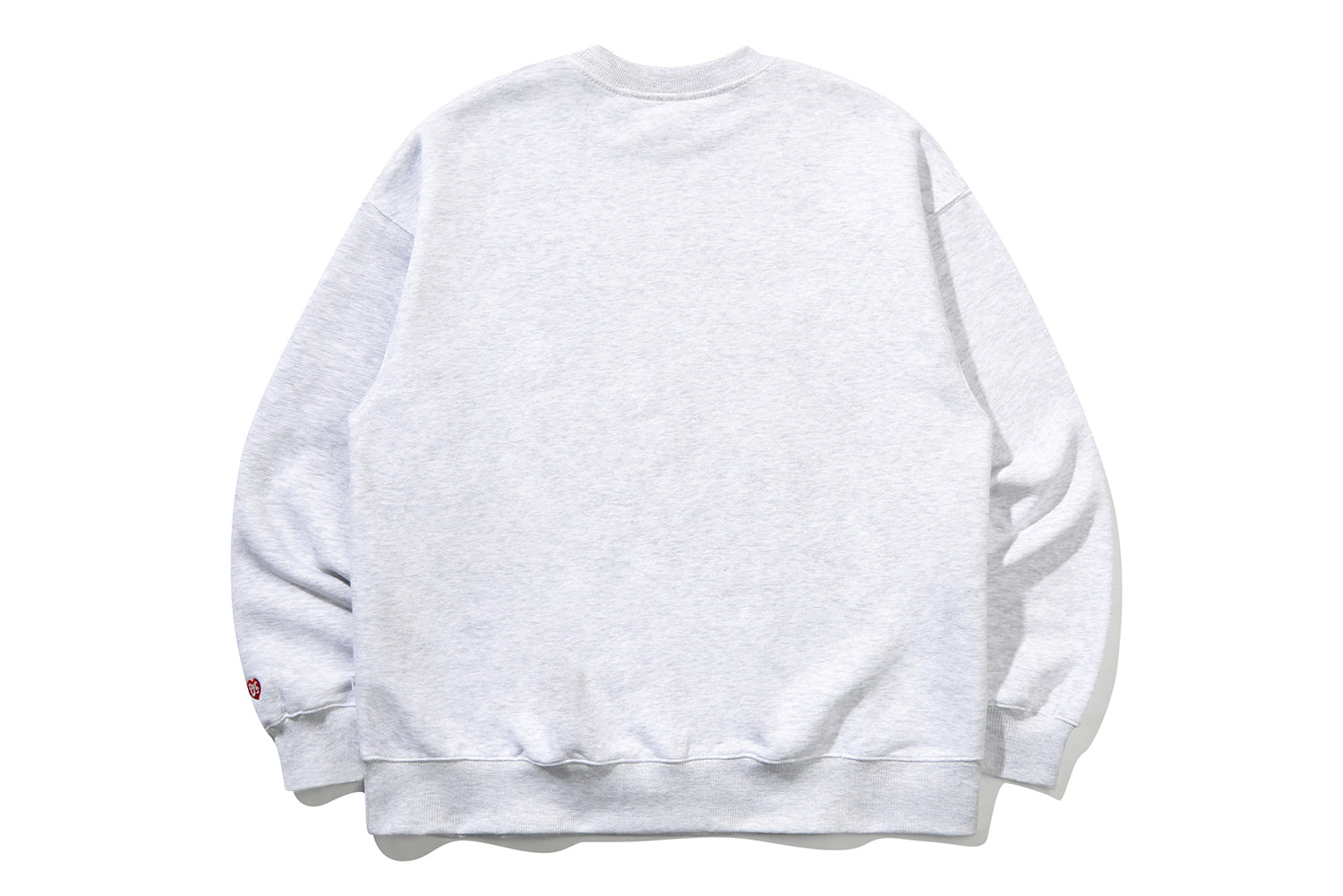 NET HEART SWEAT SHIRT(LIGHT GREY)