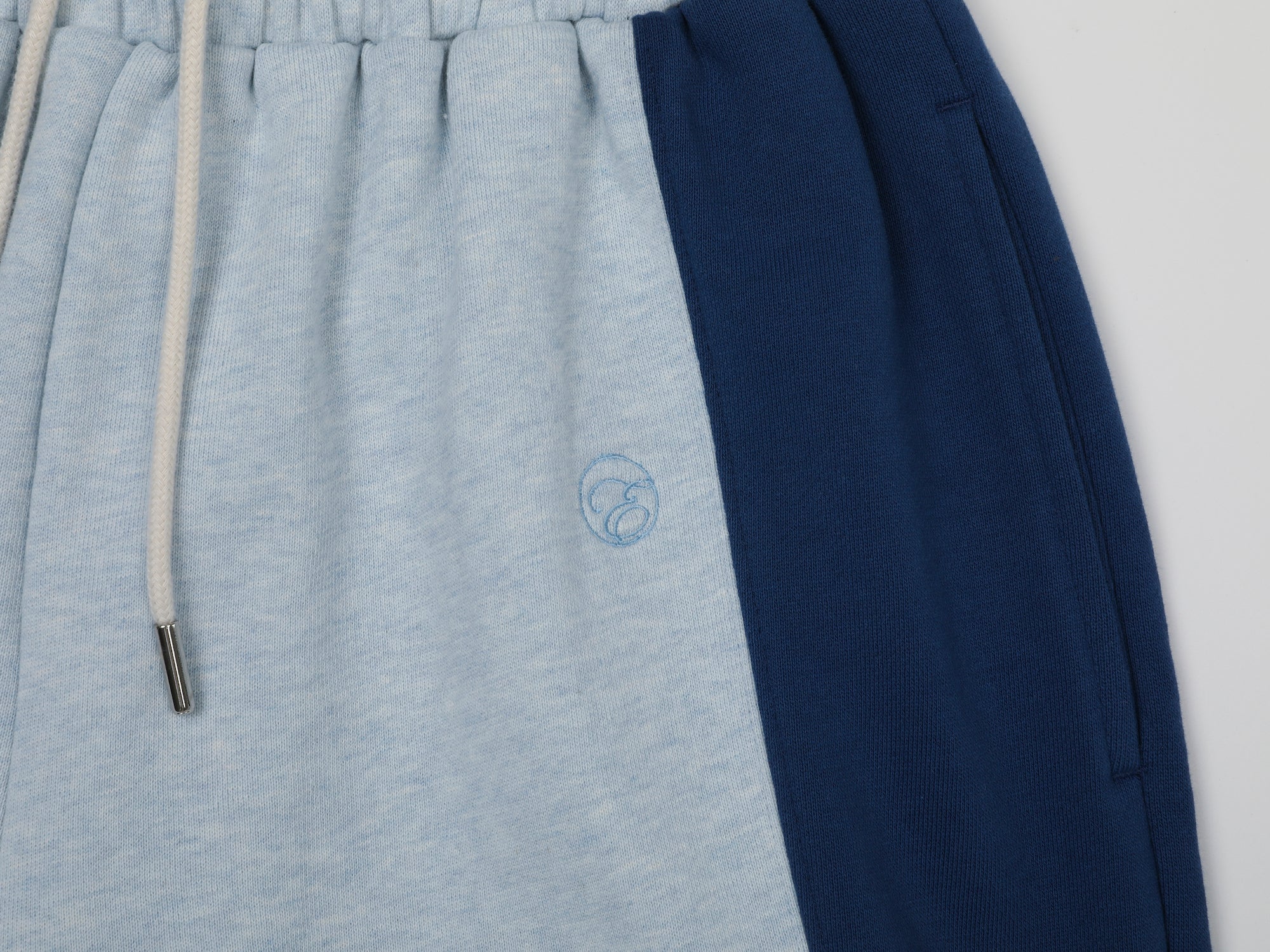 PEACE STRING HALF SWEATPANTS (DARK BLUE)