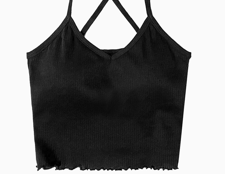 A cotton bra top