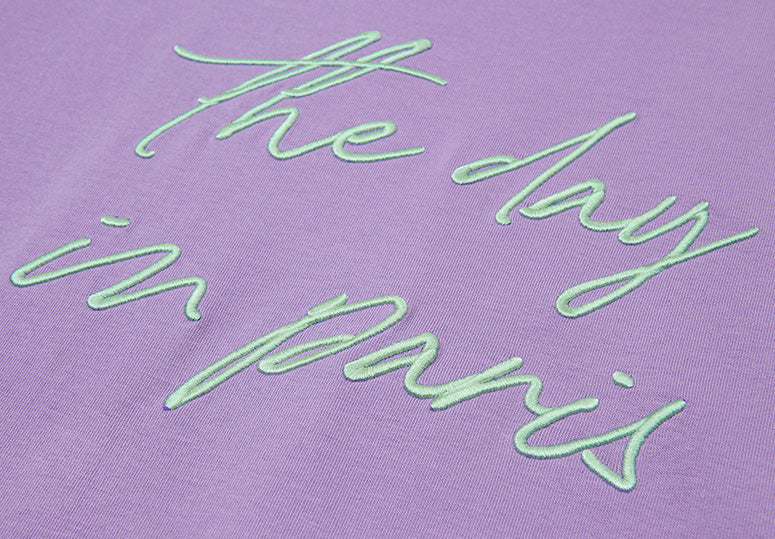 The Day in Paris Short Sleeve T66 Violet