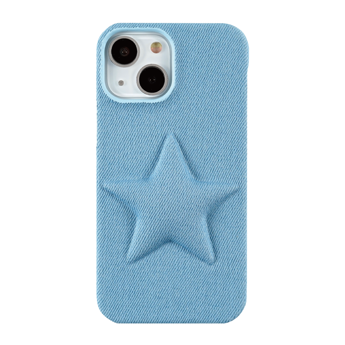 Star cushion case (light blue)