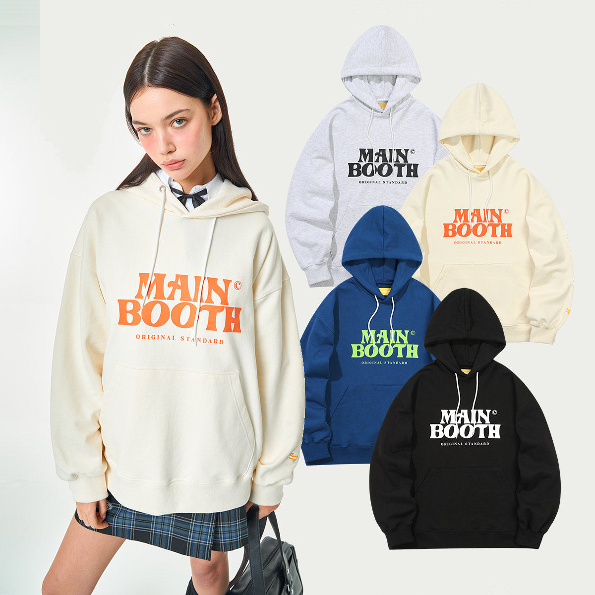 Original Logo Hood T-shirt(4 color)