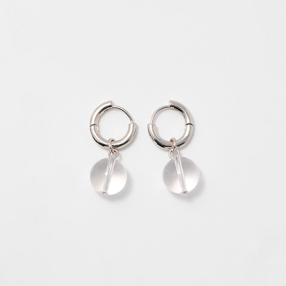 Transparent Ball earrings