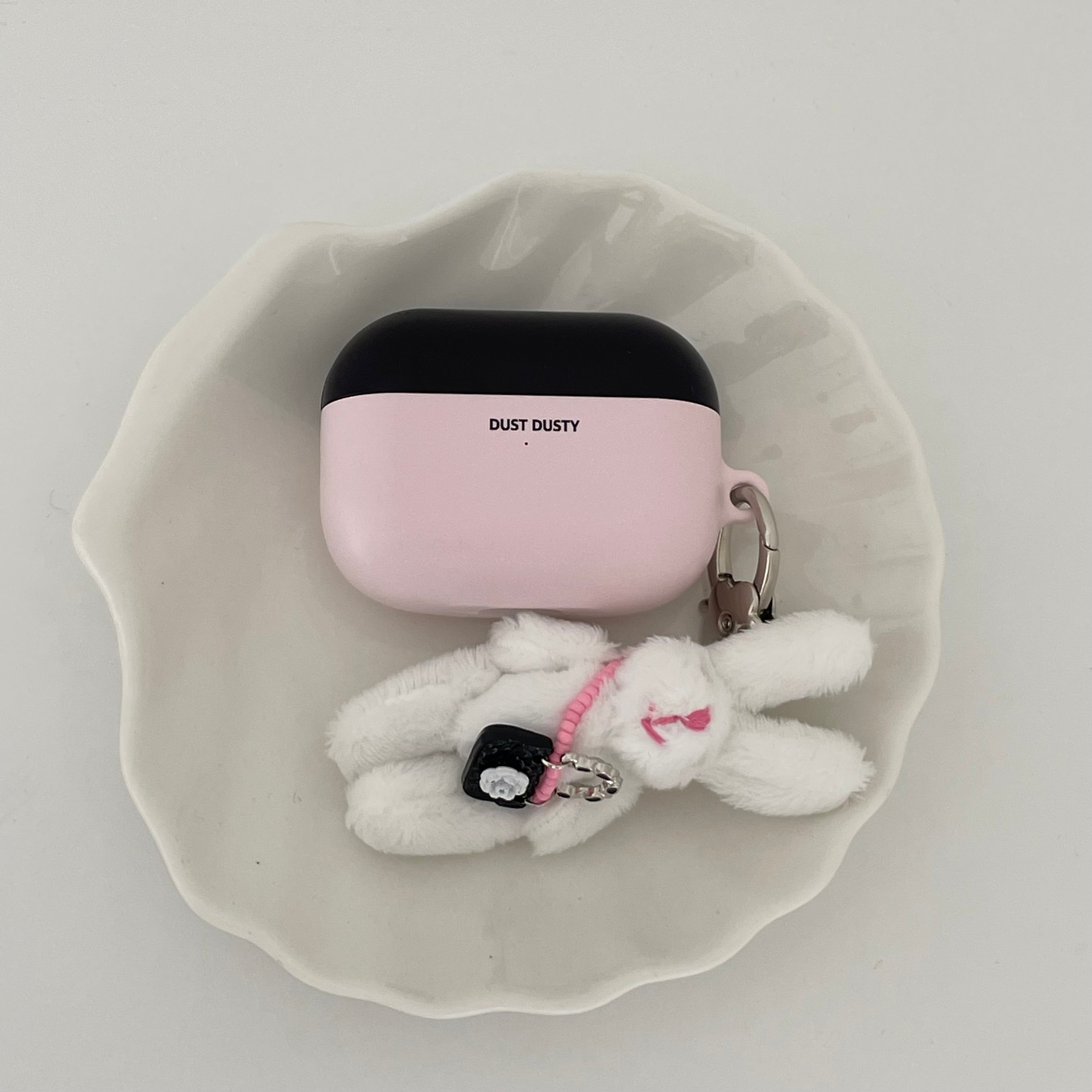 pink black airpods case