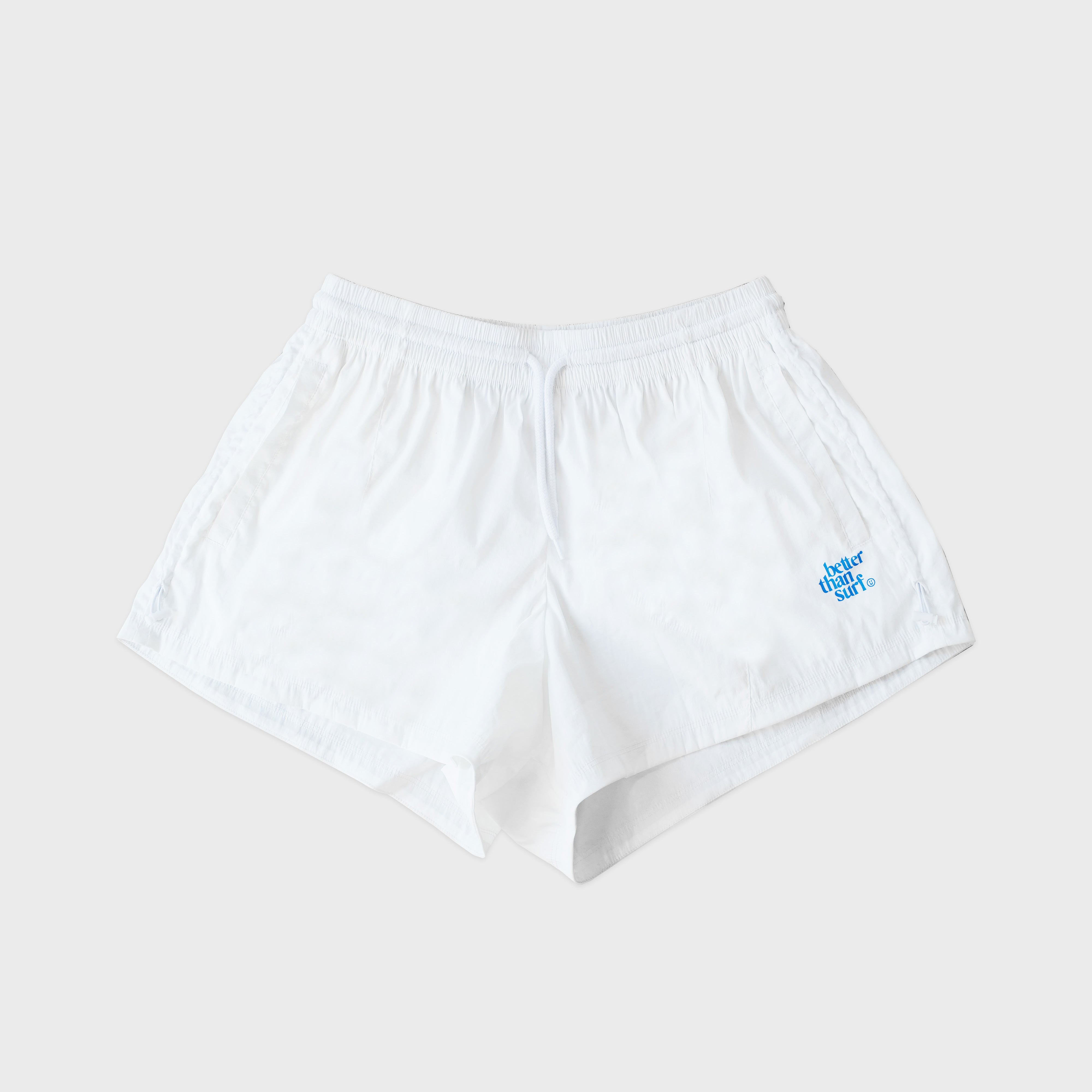 SMILE LOGO SHORT PANTS - WHITE