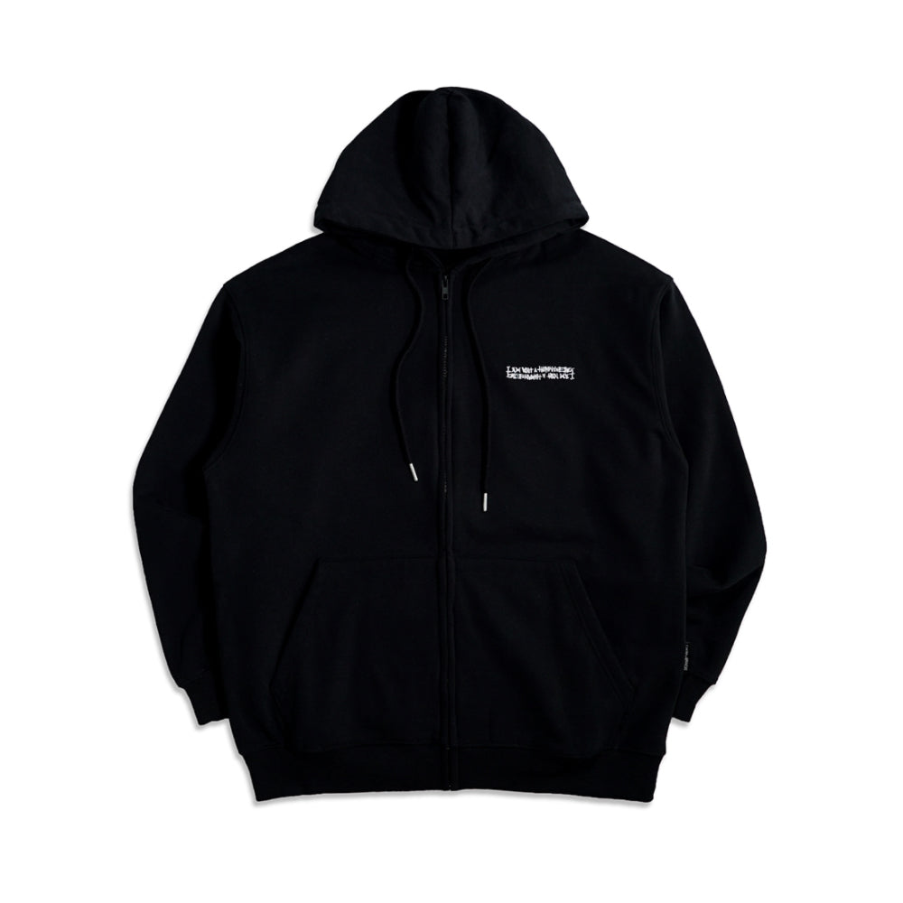 Basic Logo Zip-up Hoodie (3color)