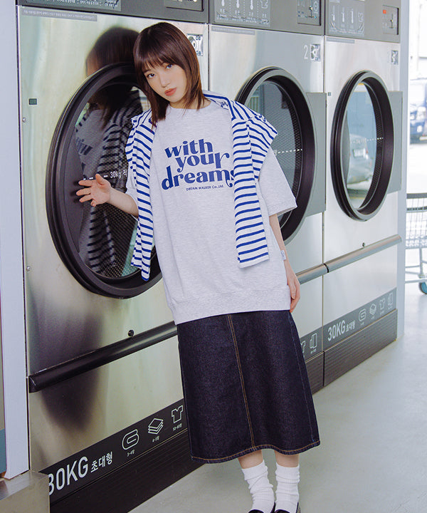 ドリームハーフスウェットTシャツ / DAYLIFE DREAM HALF SWEAT T-SHIRTS