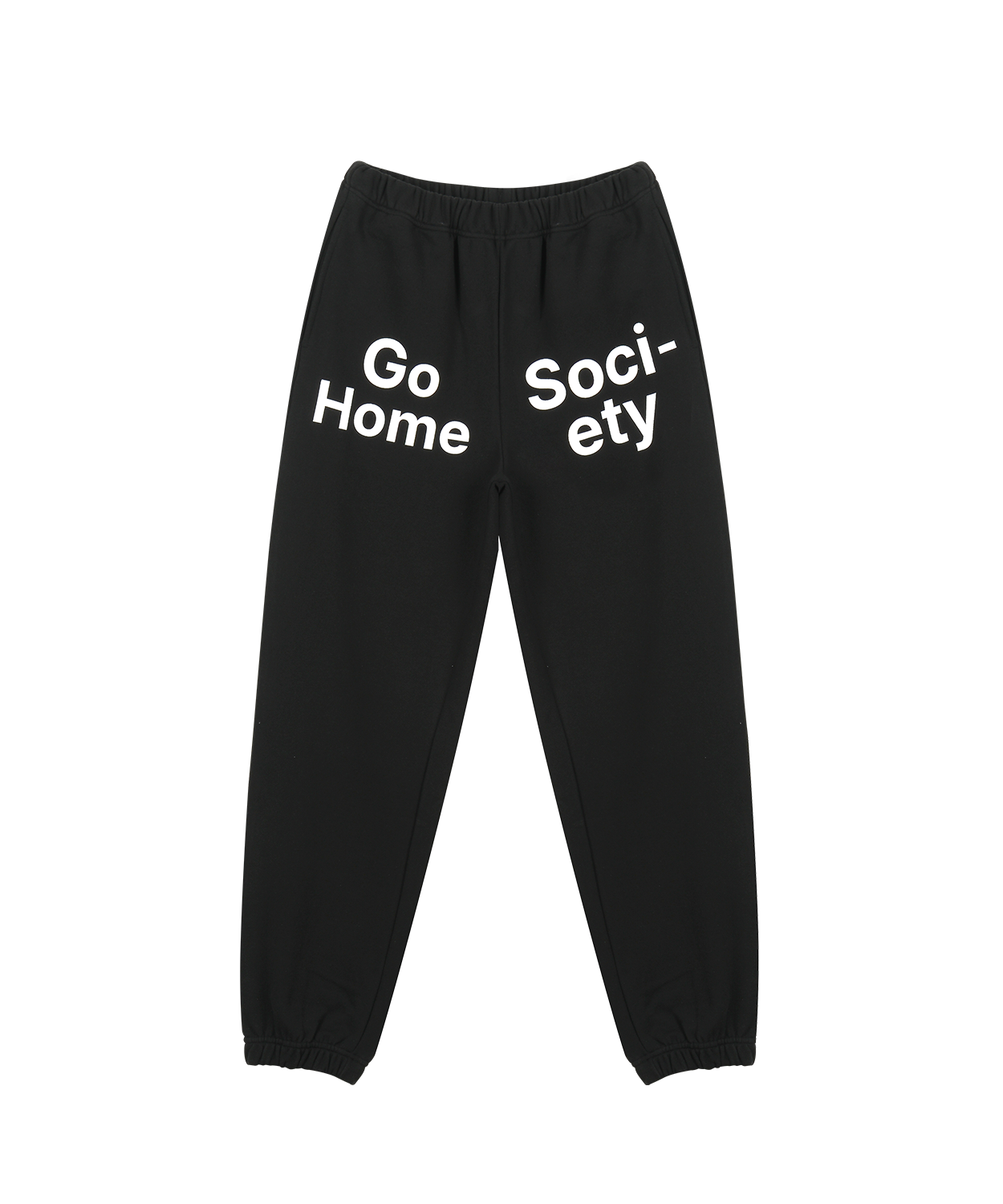 GO HOME SOCIETY JOGGER PANTS - BLACK