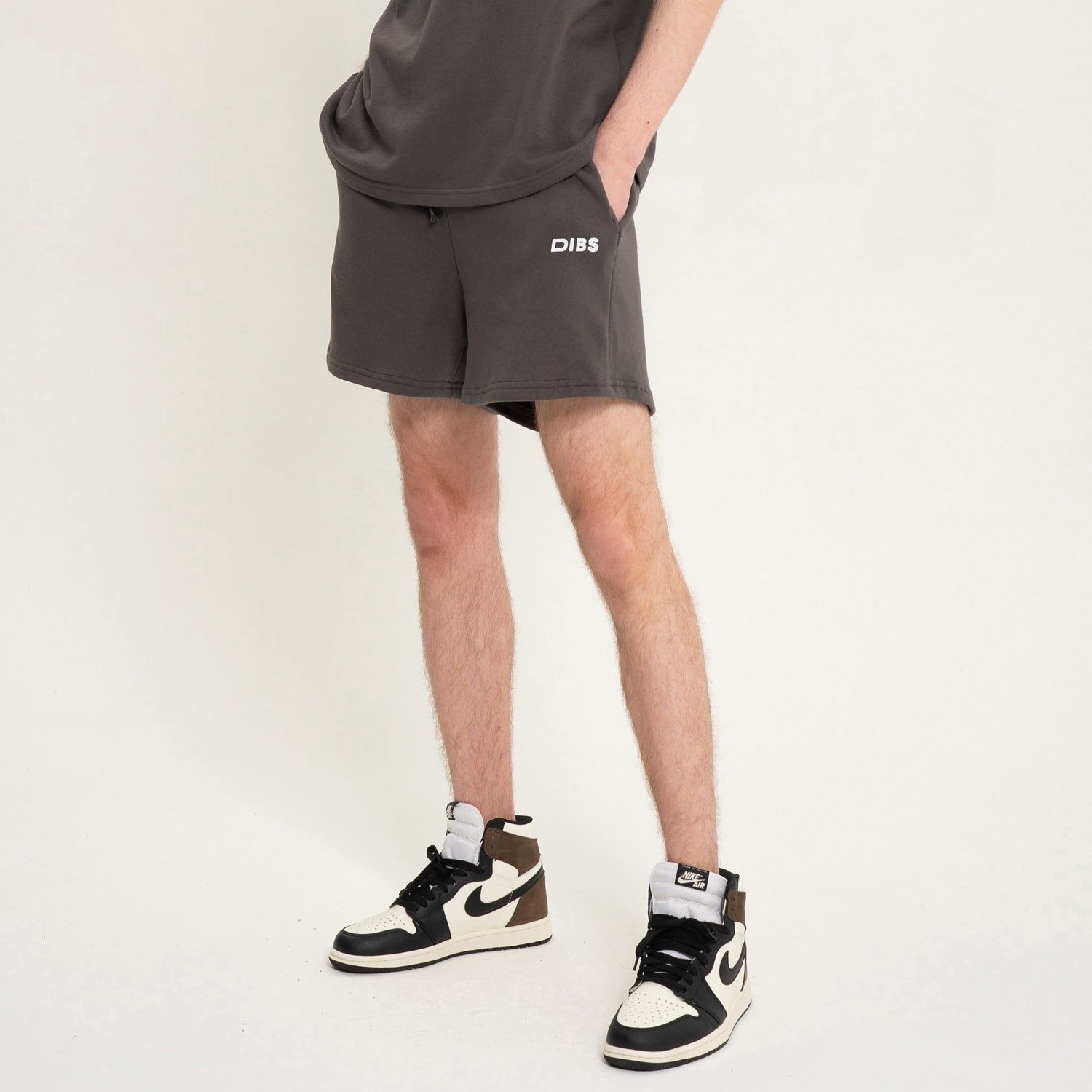 BASIC LOGO SHORT PANT CHARCOAL