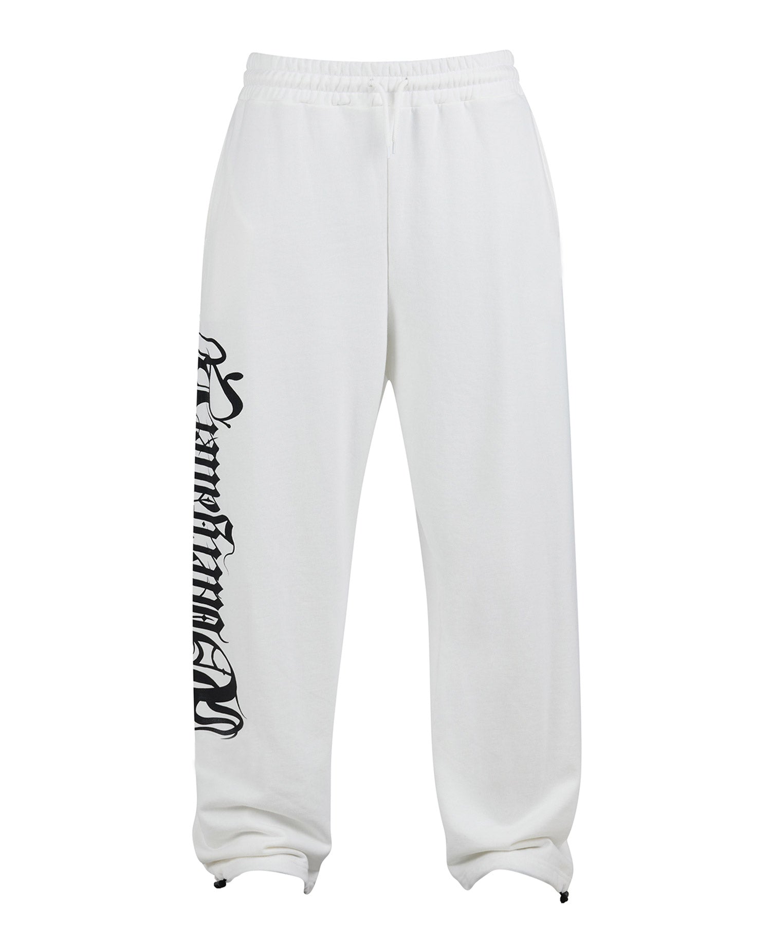 GOTTER GOTHIC LOGO SWEATPANTS_WH