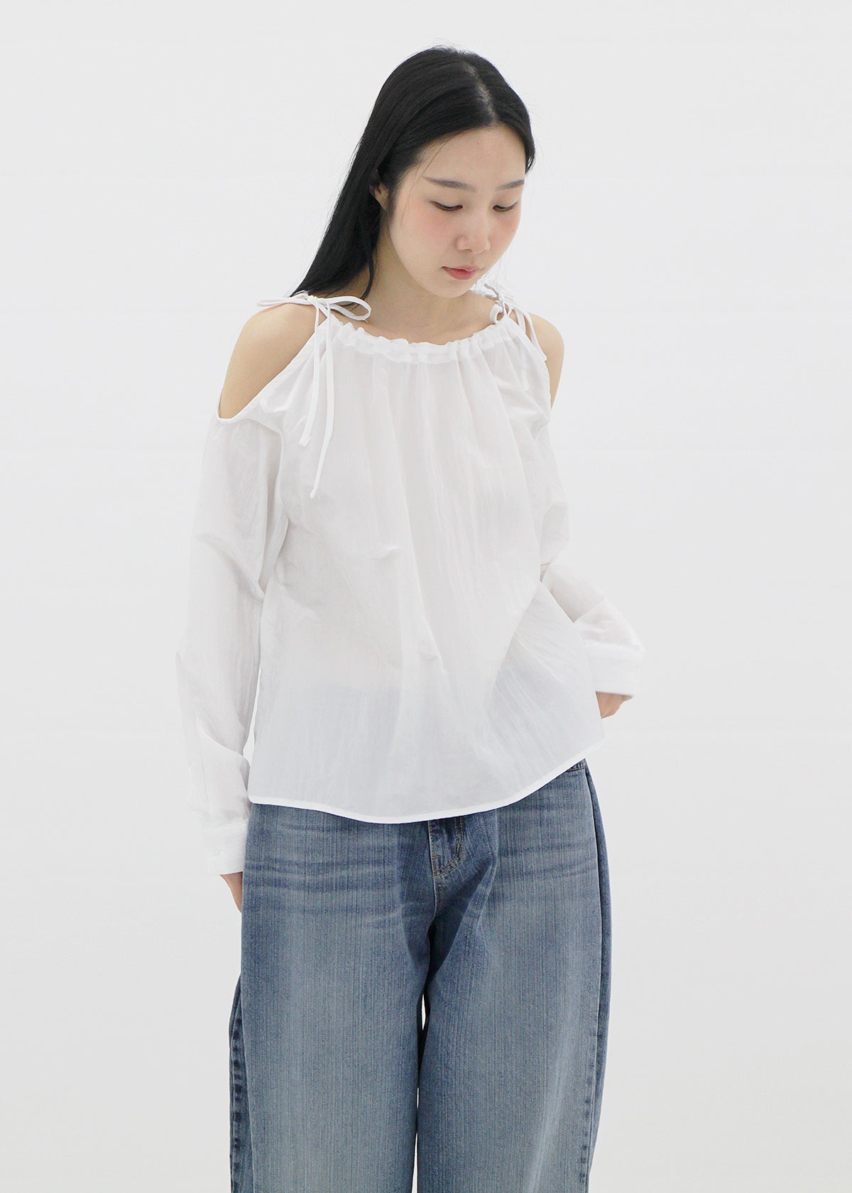 String open blouse (2color)