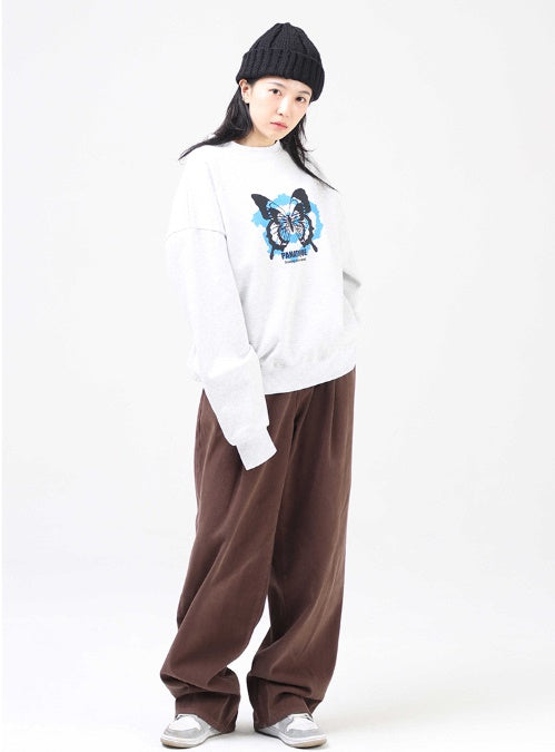 Overfit Butterfly Sweatshirt_3color