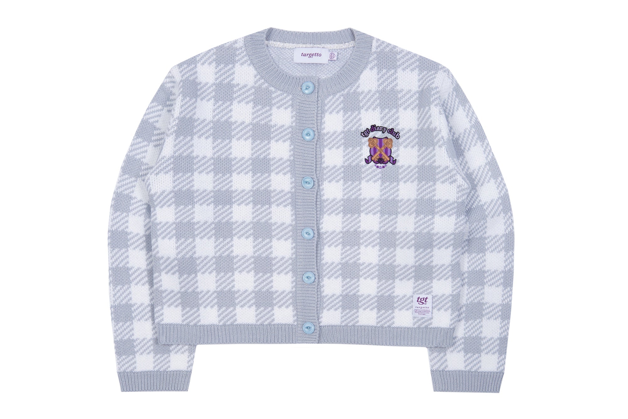 GINGHAM CHECK CARDIGAN