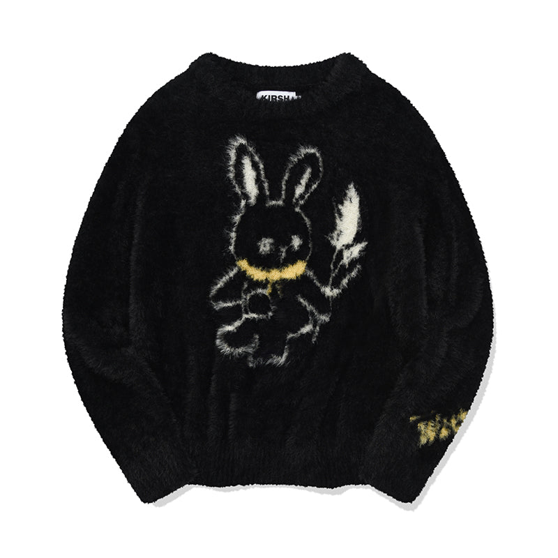 WITTY BUNNY NOMAD JACQUARD KNIT [BLACK]