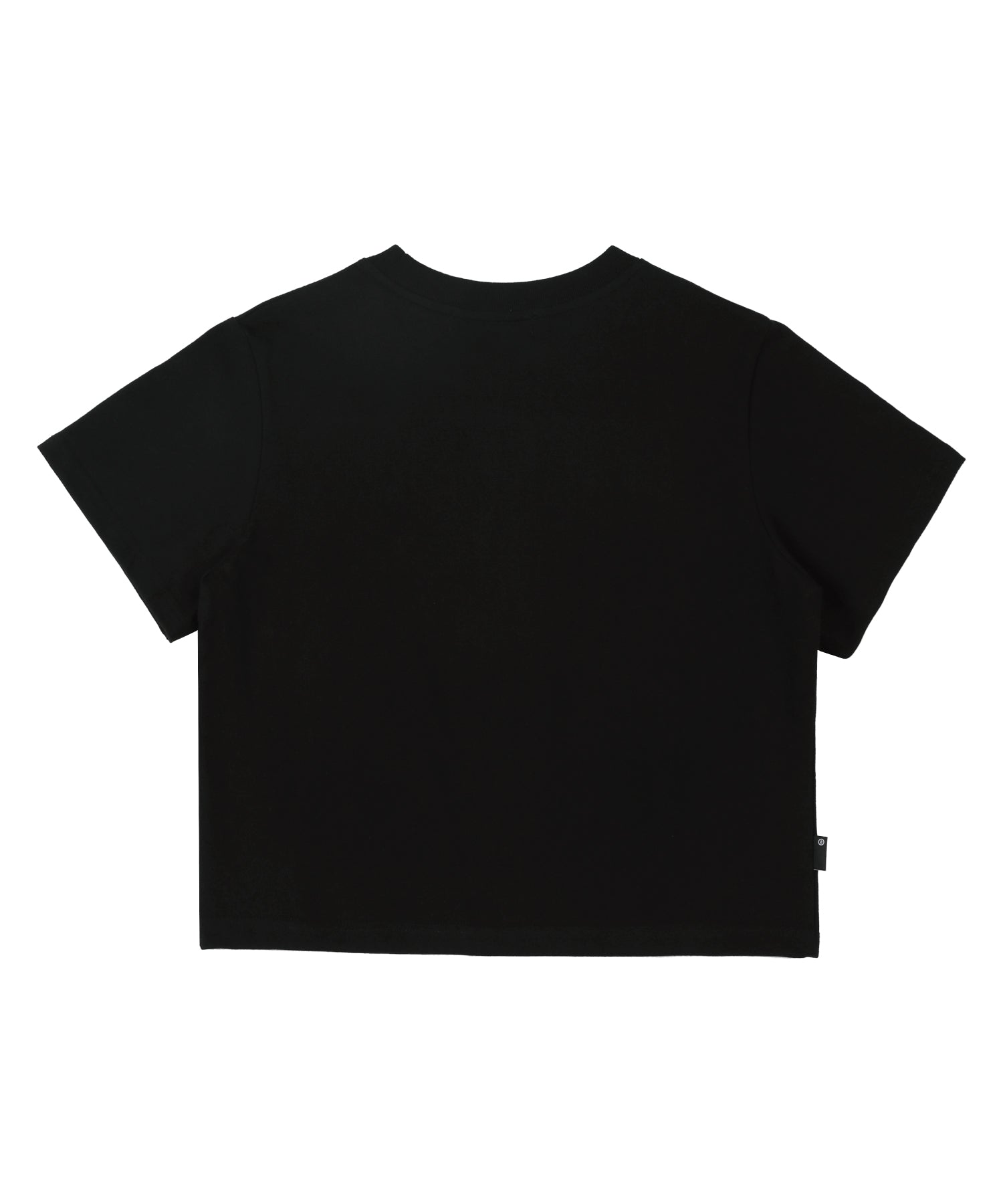 Catching Eye Crop T-Shirt in Black
