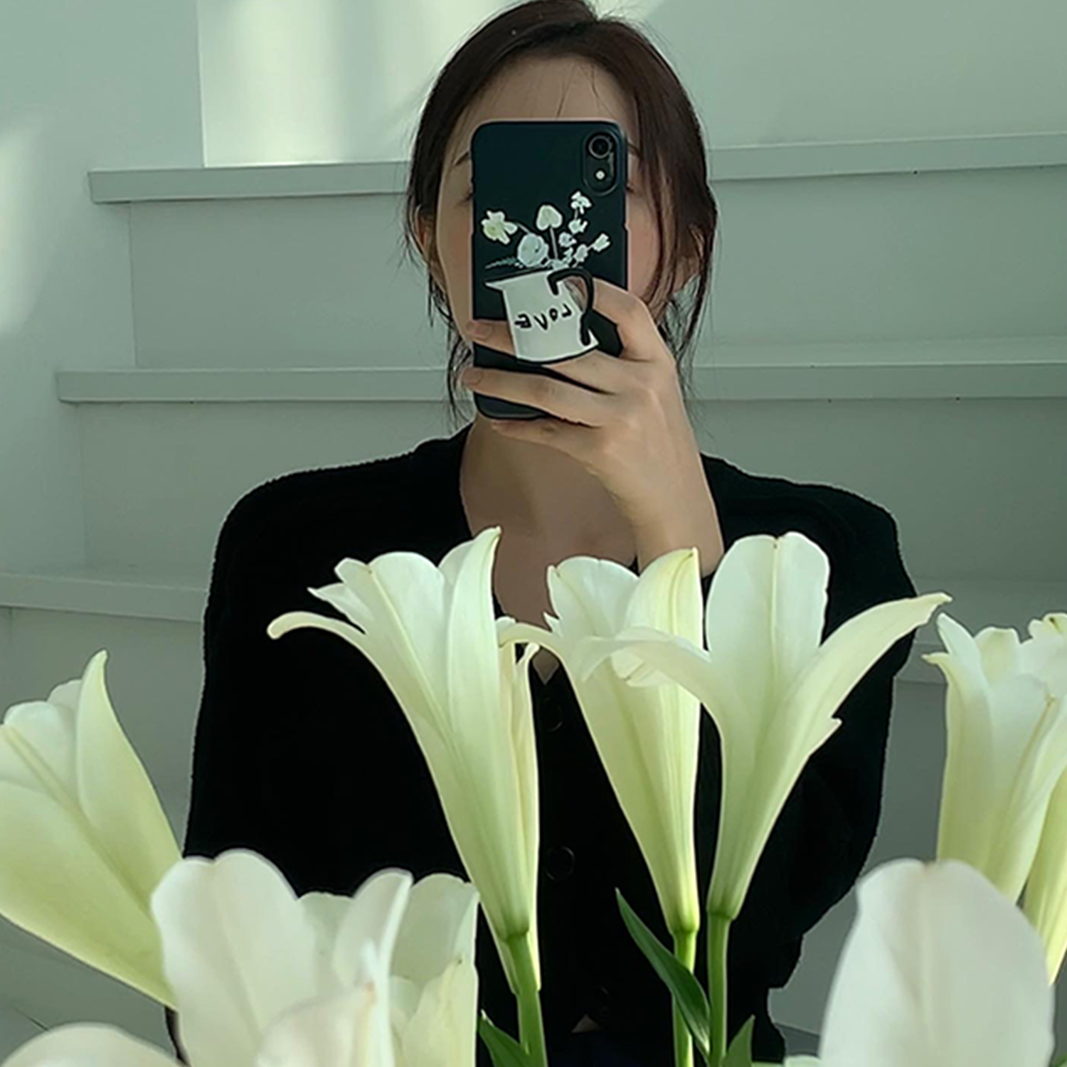 [SET] Bouquet series : Narcissism phone case + griptok