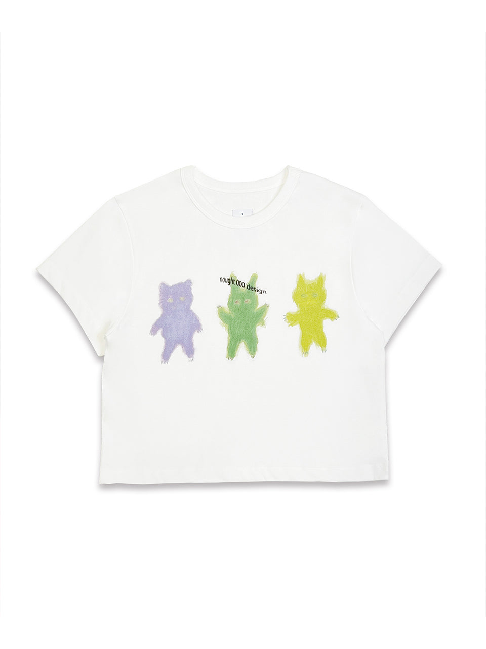 Odd Toys Crop T-Shirt / White